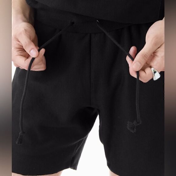 Champion Men’s Black 10” Reverse Weeve Cut-Off Shorts Size M black - Picture 7 of 11